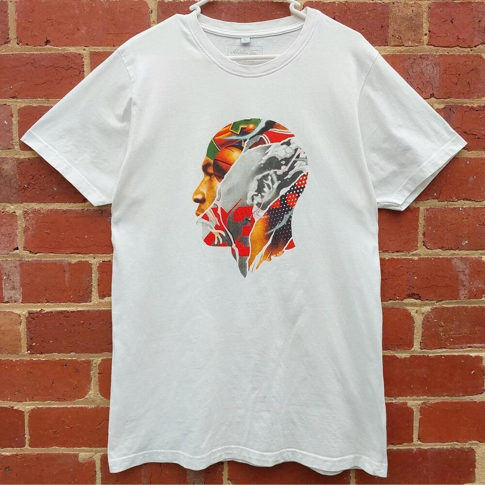 Mister Tee Michael  Legend Head  Basketball Chicago Bulls Shirt -
